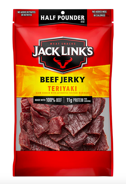 Jack Hyperlink’s Beef Jerky, Teriyaki, ½ Pounder Bag solely $7.82 shipped, plus extra!