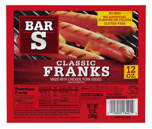 Bar-S Classic Franks target deal
