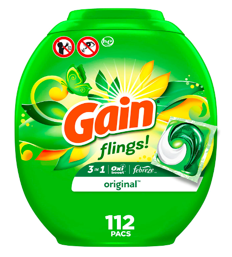 Gain Flings Laundry Detergent