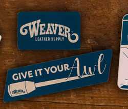 FREE Weaver Leather Supply Stickers