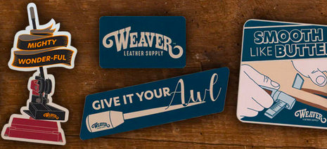 FREE Weaver Leather Supply Stickers