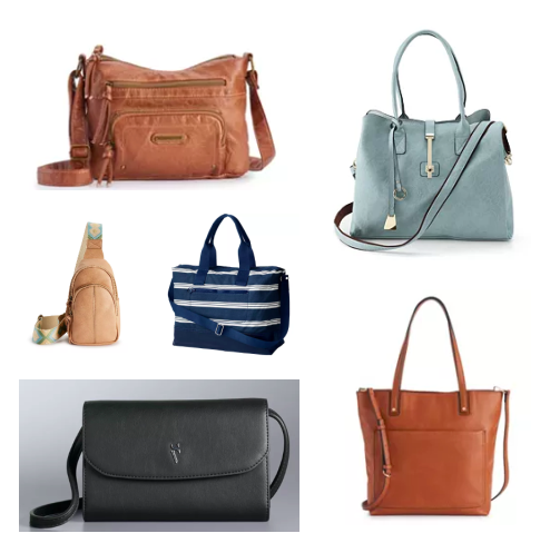 Handbags and Duffel Bags sale at Kohl's