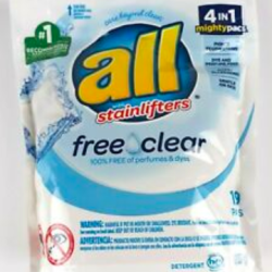 All Free & Clear Laundry Detergent Mighty Pacs, 19 ct