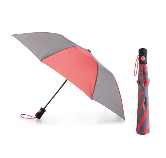 Totes Recycled Canopy Auto Open Umbrella