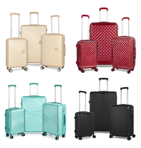 Hikolayae Nested Hardside 3 Piece Luggage Sets