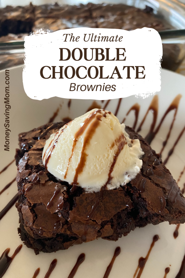 easy double chocolate brownies