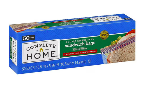 Sandwich, Storage & Freezer Luggage solely $0.93 at Walgreens!