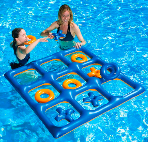 Poolmaster Inflatable Tic-Tac-Toe Pool & Lawn Game