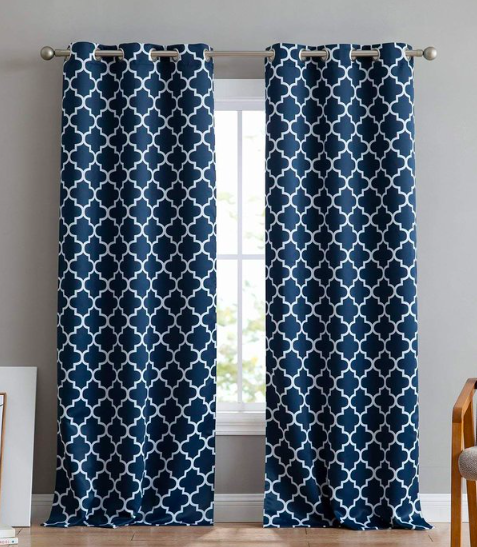 Room Darkening Curtains Two Panel Sets deal