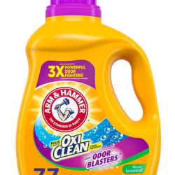 Arm & Hammer Plus OxiClean Odor Blasters Fresh Botanical, 77 Loads Liquid Laundry Detergent, 100.5 Fl oz