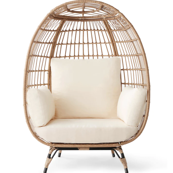 Oversized Wicker Egg Chair