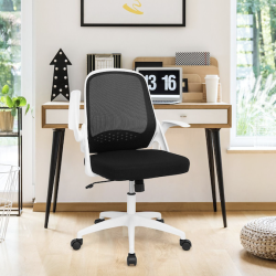 Adjustable Mesh Desk Chair with Flip-up Armrests