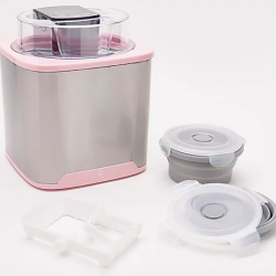 Cook's Essentials 2-qt Stainless Steel Ice Cream Maker