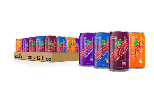 Zevia Zero Calorie Soda, Fruity Variety Pack, 12 Ounce Cans (Pack of 20) 