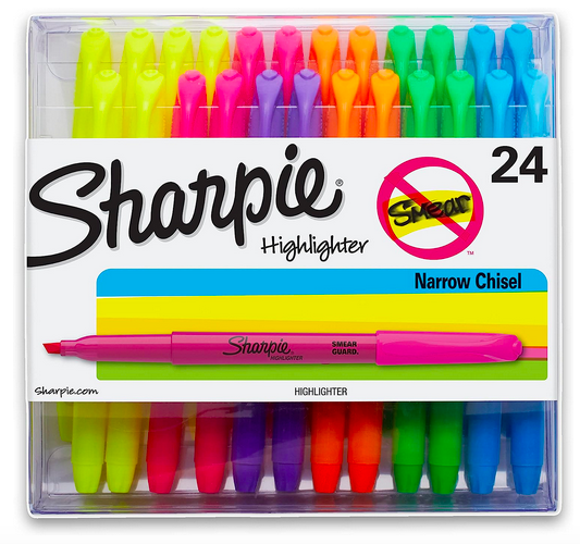 SHARPIE Pocket Style Highlighters