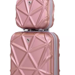 2-Pc. Carry-On Hardside Cosmetic Luggage Set