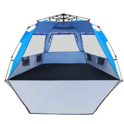 3- to 4-Person Easy Pop-up Beach Tent with UPF 50+