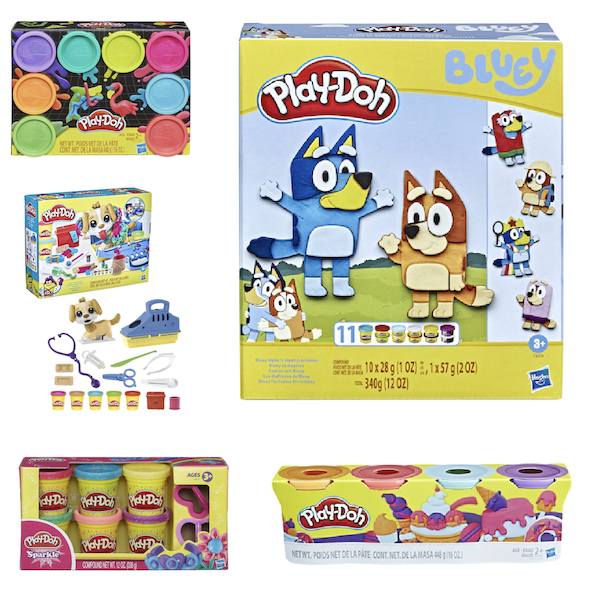 Play Doh 4 pack 4 oz - Fun Stuff Toys