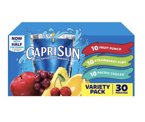 Capri Sun Fruit Punch, Strawberry Kiwi & Mixed Fruit Variety Pack