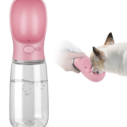 Portable Dog Water Bottle with Bowl Dispenser