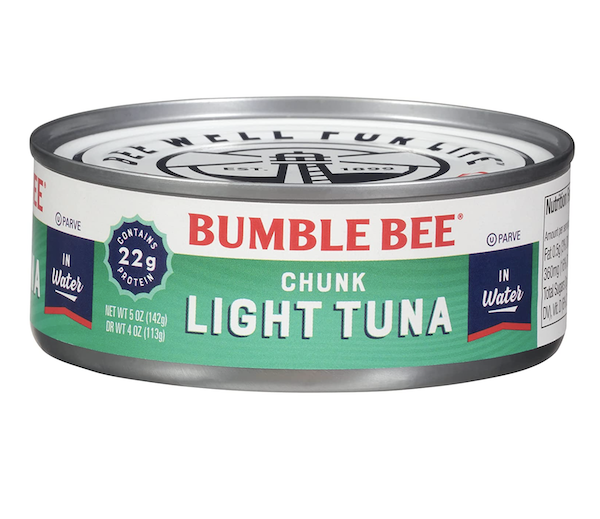 Bumble Bee Chunk Light Tuna In Water 