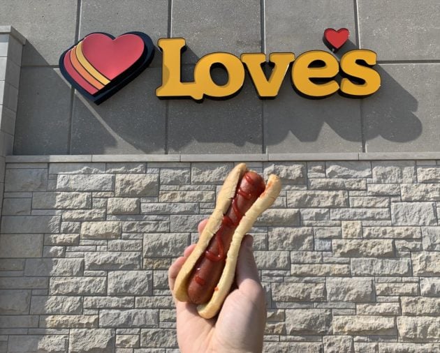 Hot Dog at Love's