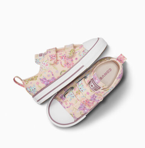 Chuck Taylor All Star Easy-On Floral Cat Print Toddler Shoes
