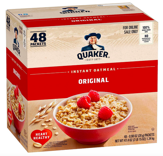 Quaker Instant Oatmeal, Original