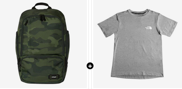 backpack and shirt
