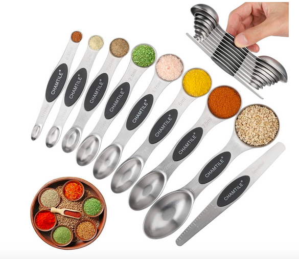 Magnetic Measuring Spoons Set of 9 
