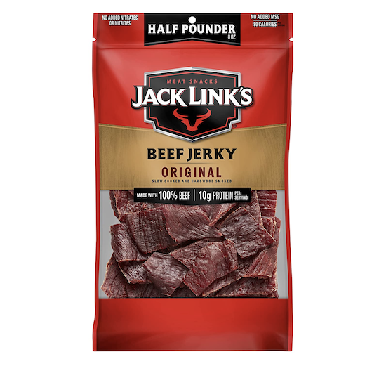 *HOT* Jack Hyperlink’s Beef Jerky Authentic 1/2 Pounder Bag solely $4.99 shipped!