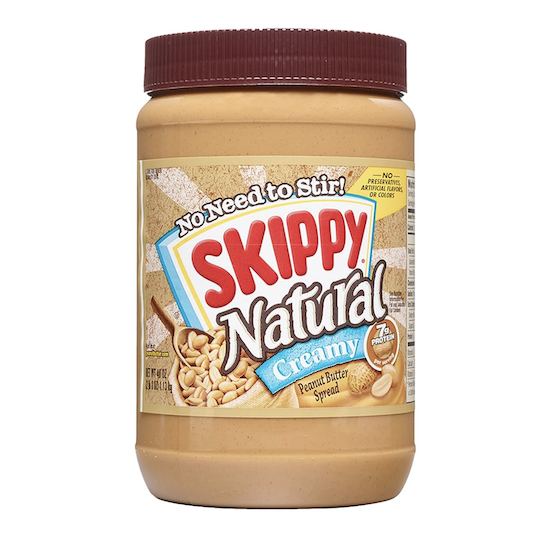 Skippy Natural Peanut Butter Spread 40-Ounce