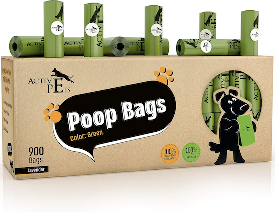 Eco-Friendly Lavender-Scented Dog Poop Bags