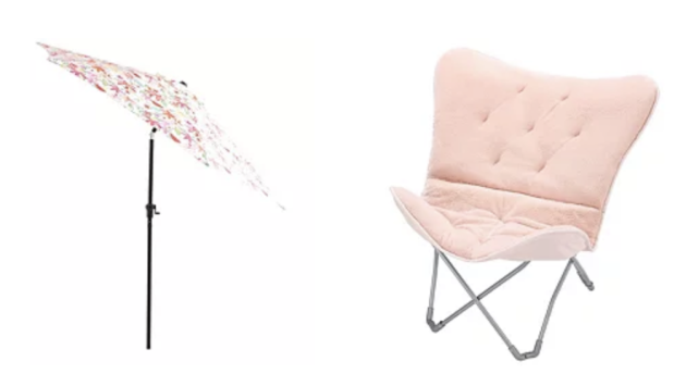 Pink butterfly chair sales target