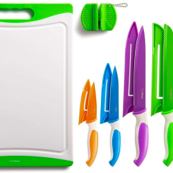 EatNeat Colorful Kitchen Knife Set