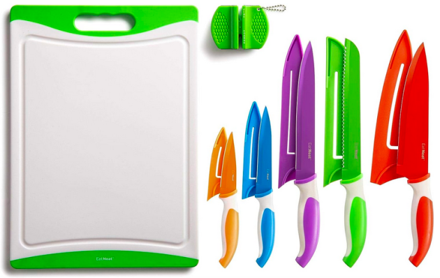 EatNeat Colorful Kitchen Knife Set
