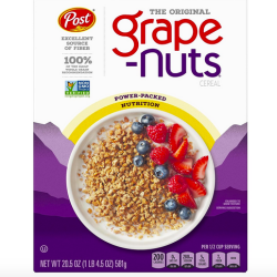 Post, Breakfast Cereal, Grapes Nut