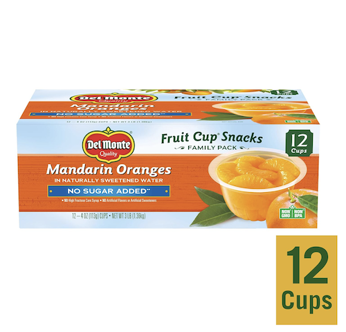 Del Monte, Mandarin Oranges No Sugar Add, 4 Ounce