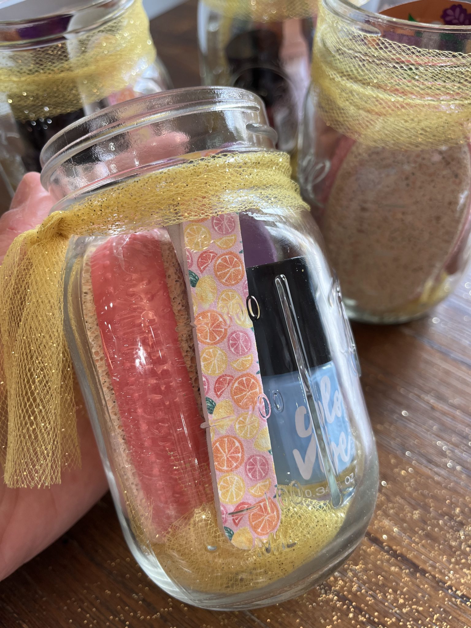 DIY Pedicures In A Jar + Free Printable Gift Tags! | Money Saving Mom®