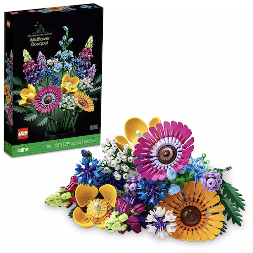 LEGO Icons Wildflower Bouquet Artificial Flowers