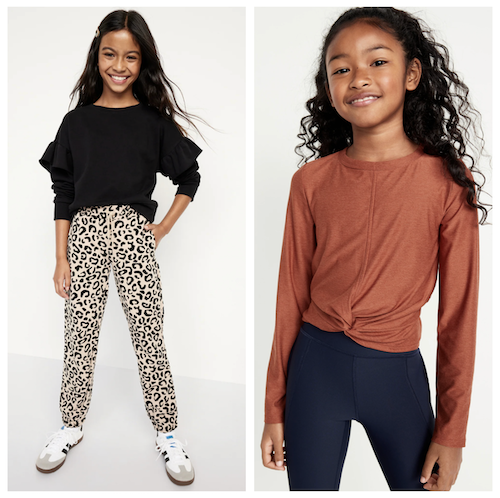 Old Navy 50% off Activewear: Women's Step-Hem Sherpa Pullovers for only ...