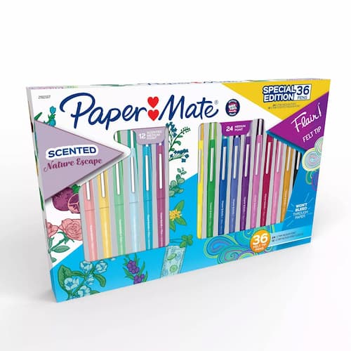 Paper Mate 36pk Flair Felt Tip Pens