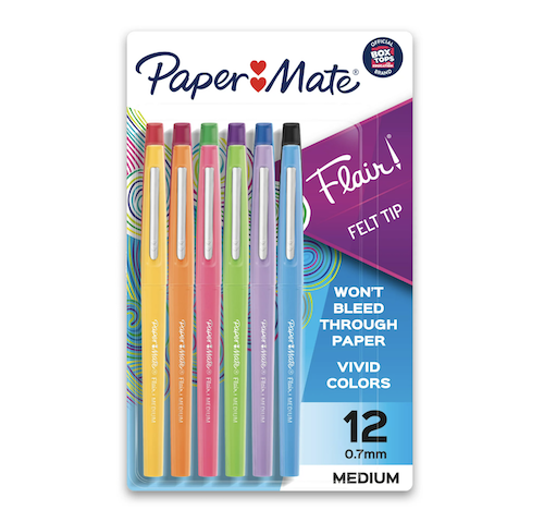 Paper Mate Flair Felt Tip Pens 12-count