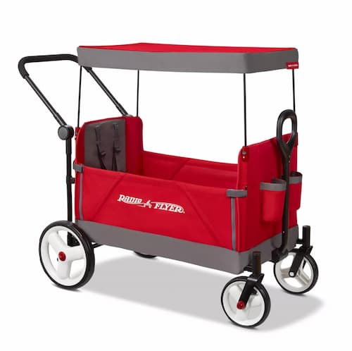 Radio Flyer Convertible Stroller Wagon with Canopy
