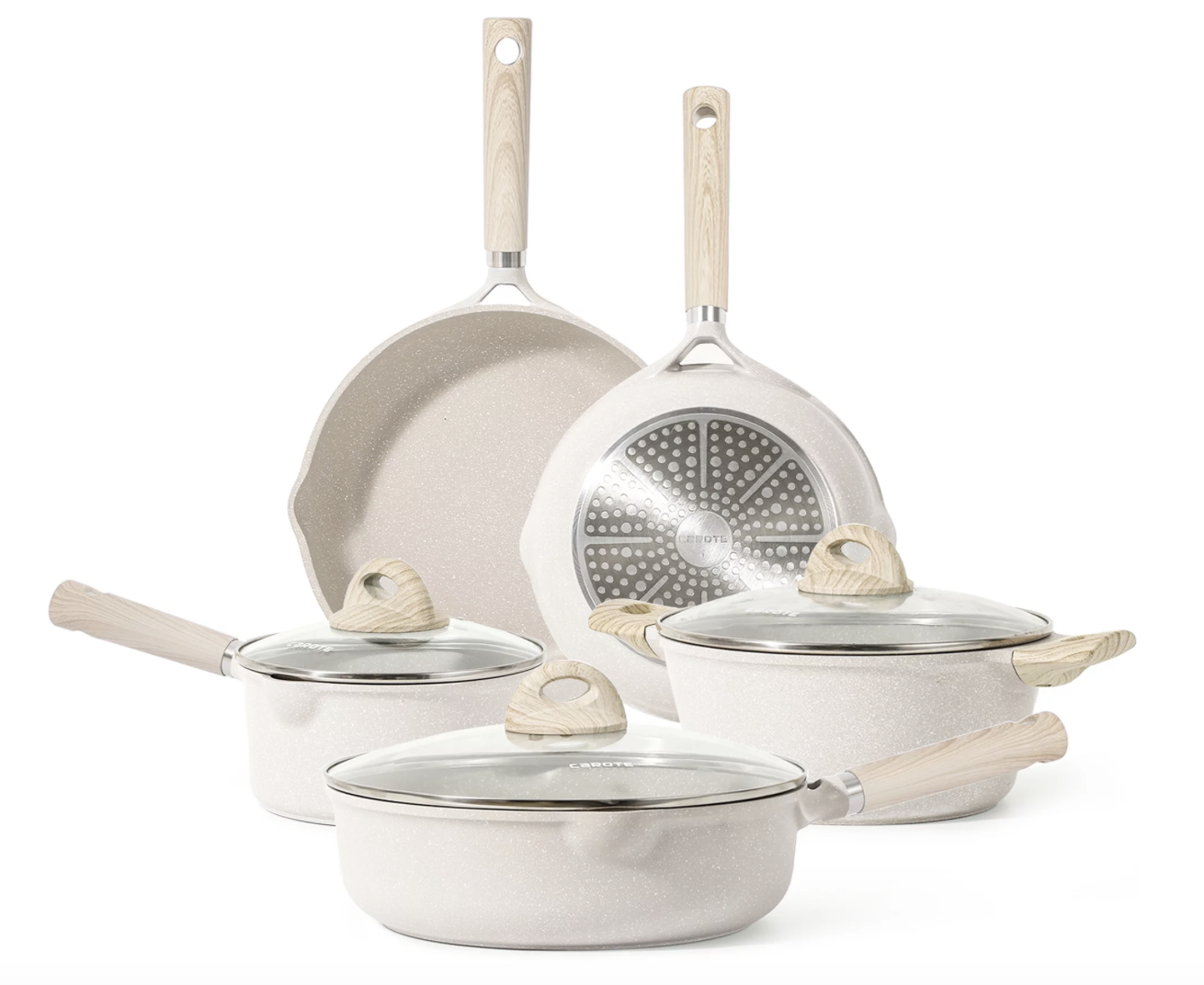 *HOT* Carote 8-Piece Nonstick Pots and Pans Set solely $67.99 shipped (Reg. $240!)
