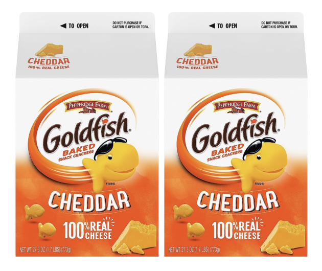 goldfish crackers boxes