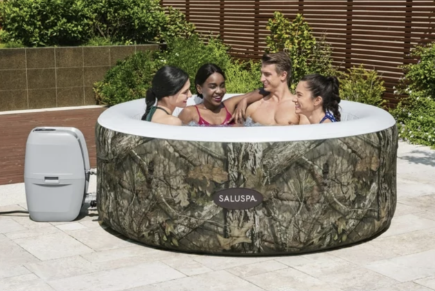  Inflatable 2-4 Person 177 gal. Hot Tub