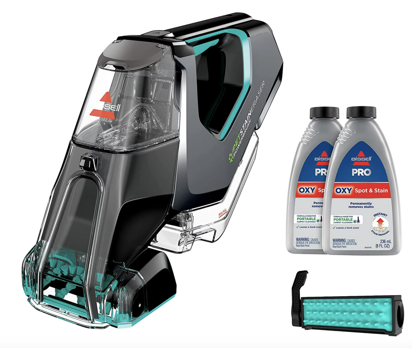 BISSELL Pet Stain Eraser PowerBrush Deluxe Transportable Carpet Cleaner solely $59 shipped (Reg. $134!)