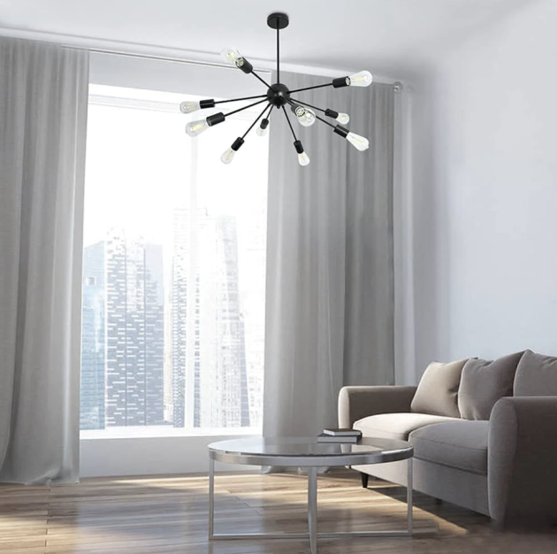 Modern Starburst Ceiling Light Fixture