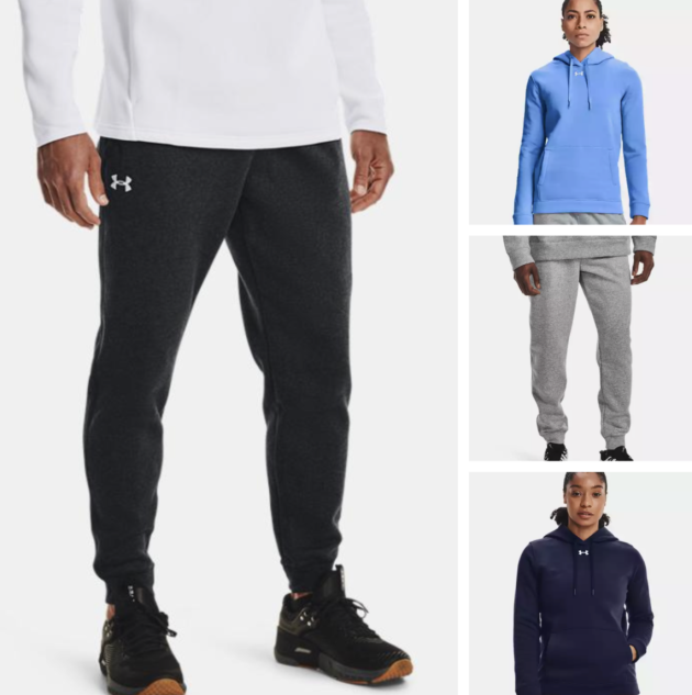 joggers and hoodies